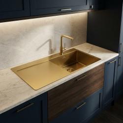pure-sink-exclusivo-gold-sink-draining-board-100x52-cm